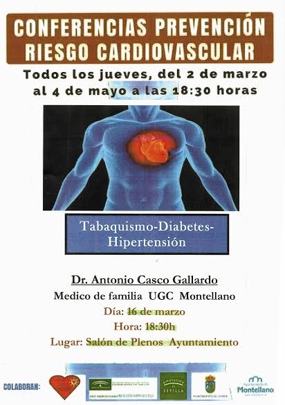 Conferencia prevención cardiovascular -Tabaquismo, Diabetes e Hipertensión